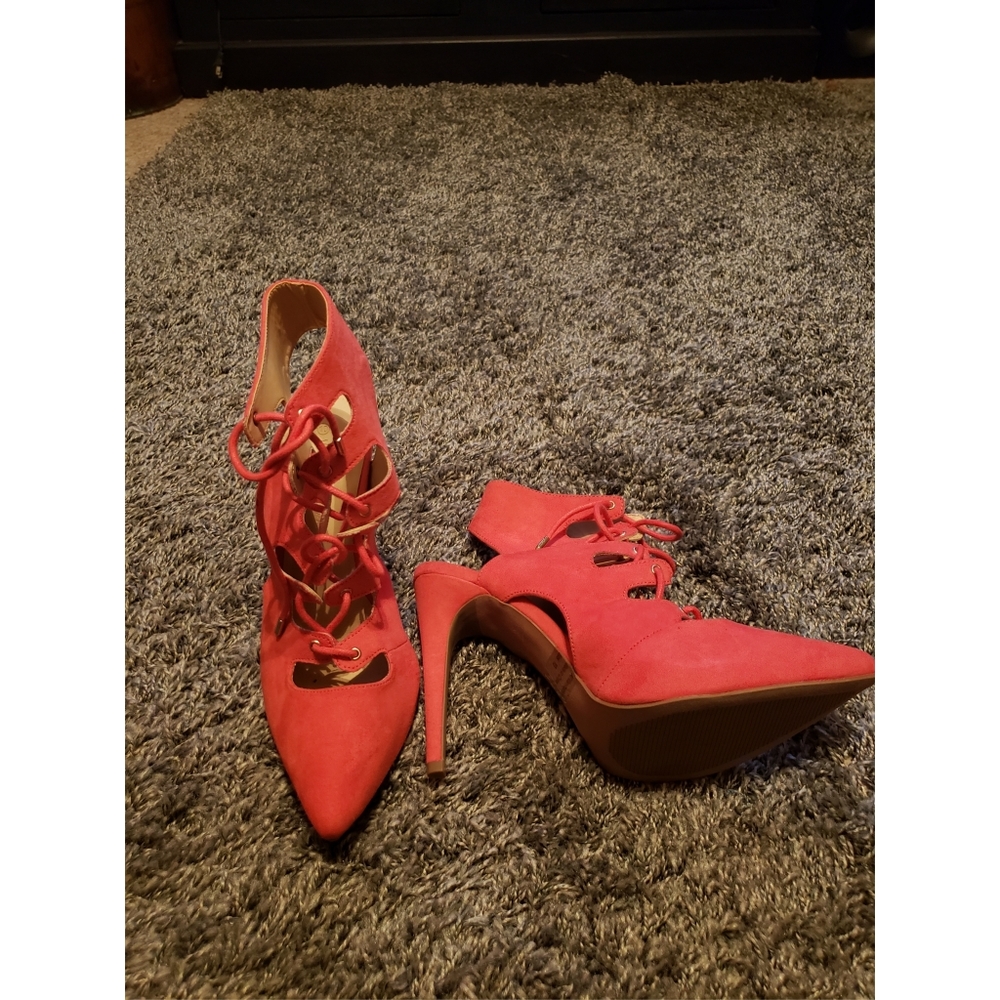Lace up heels